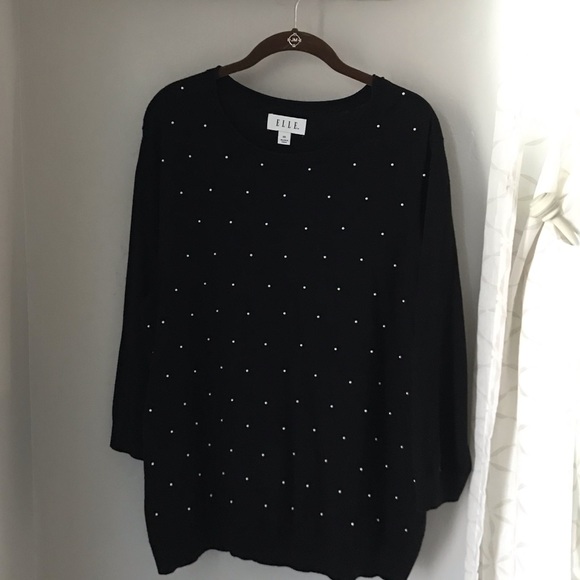 Elle Black Pearl Sweater - Picture 1 of 4